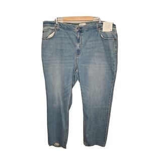 Abercrombie‎ & Fitch Women's Blue Ankle Straight Ultra High Rise Jeans Size 36